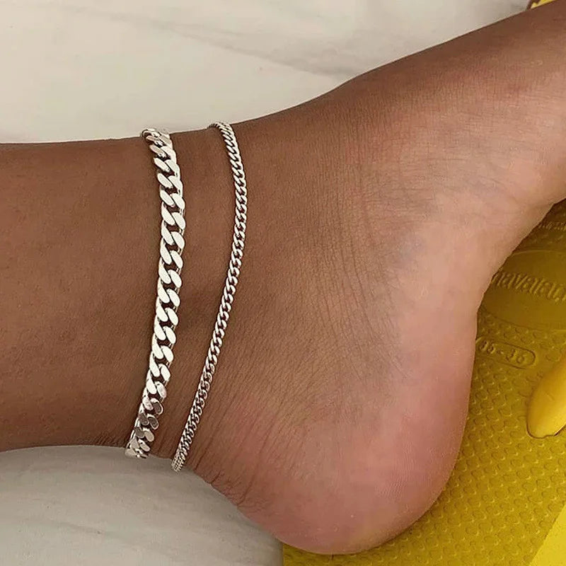 7-Piece Bohemian Starfish Shell Anklet Set
