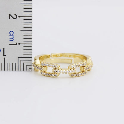 Bohemian Colorful Rainbow Cubic Zirconia Ring for Women & Men