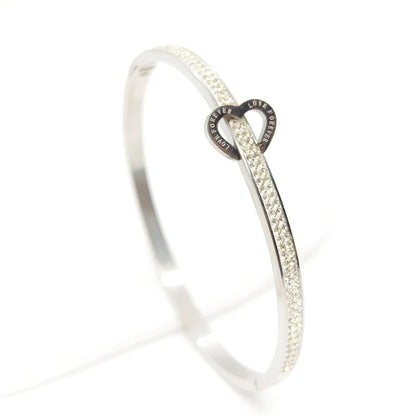 Curved Nail Stainless Steel Bracelet