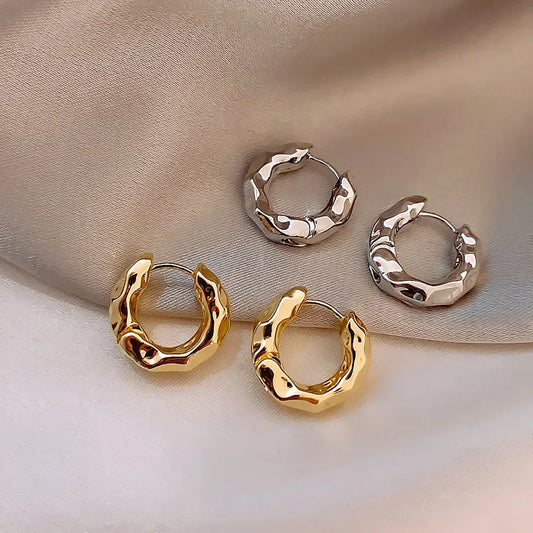 925 Sterling Silver Circle Hoop Earrings