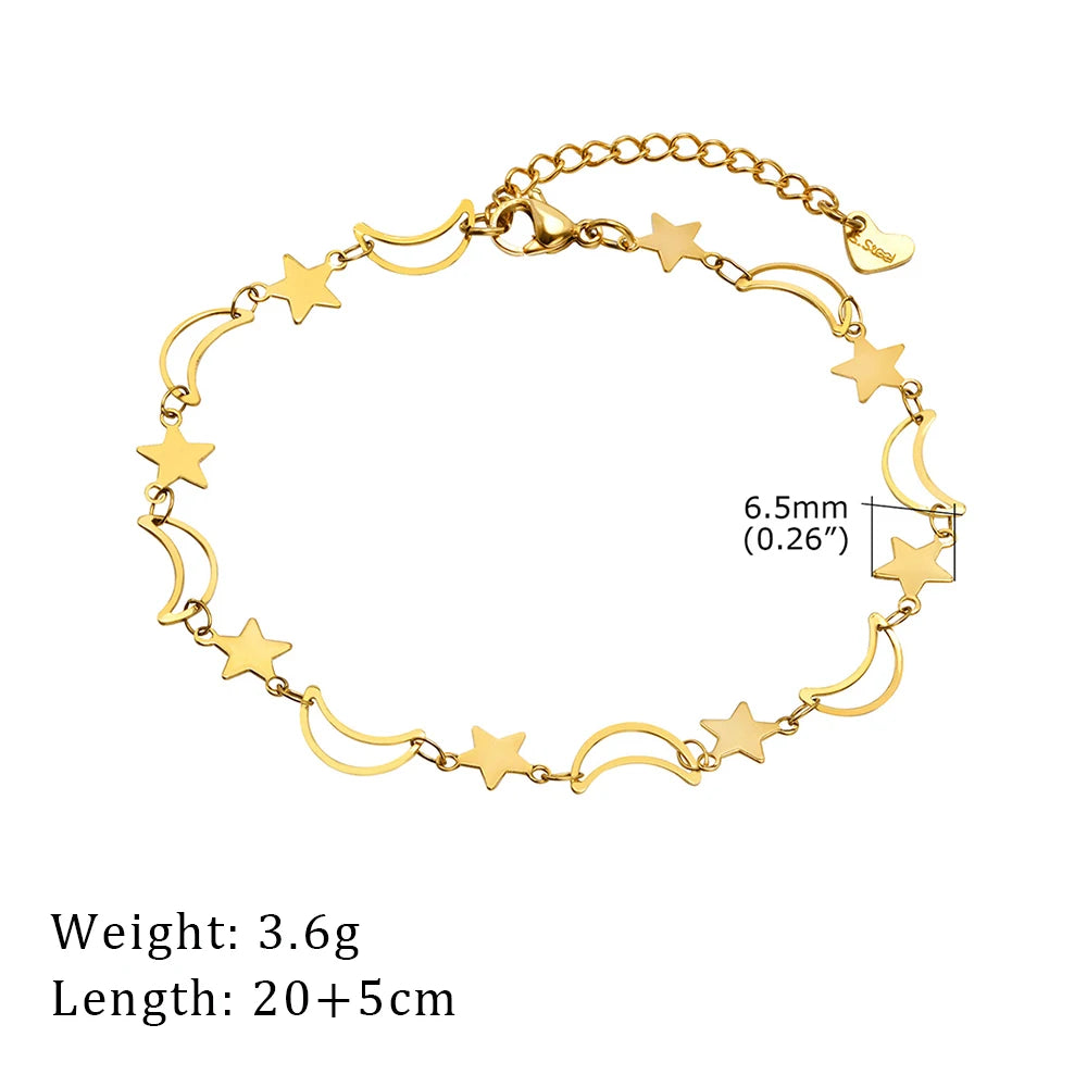Gold Layered Stainless Steel Anklet