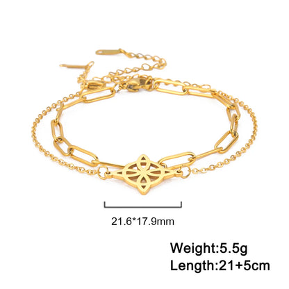 Witchcraft Knot Stainless Steel Anklet