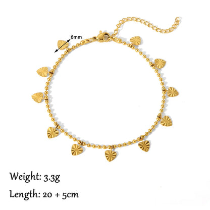 Gold Layered Stainless Steel Anklet