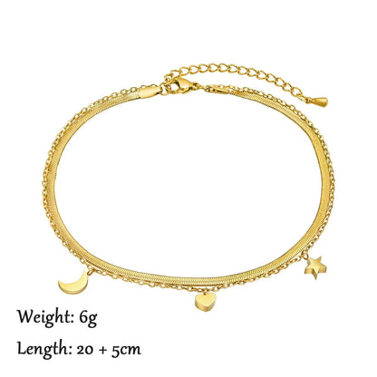 Gold Layered Stainless Steel Anklet