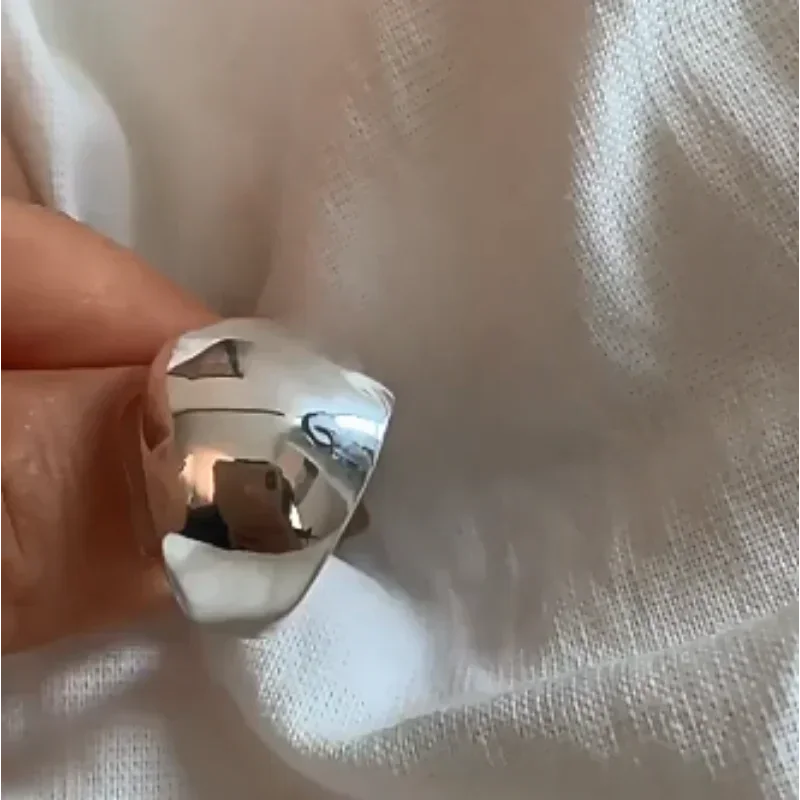925 Silver Smooth Adjustable Ring