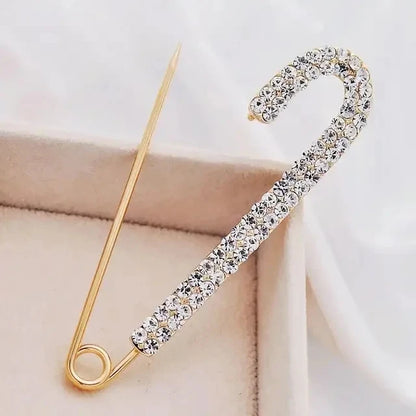 Butterfly Pearl Crystal Brooch