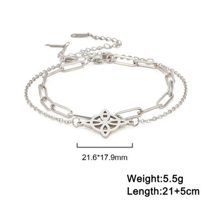 Witchcraft Knot Stainless Steel Anklet