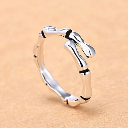 925 Sterling Silver AAA Zircon Adjustable Ring for Women