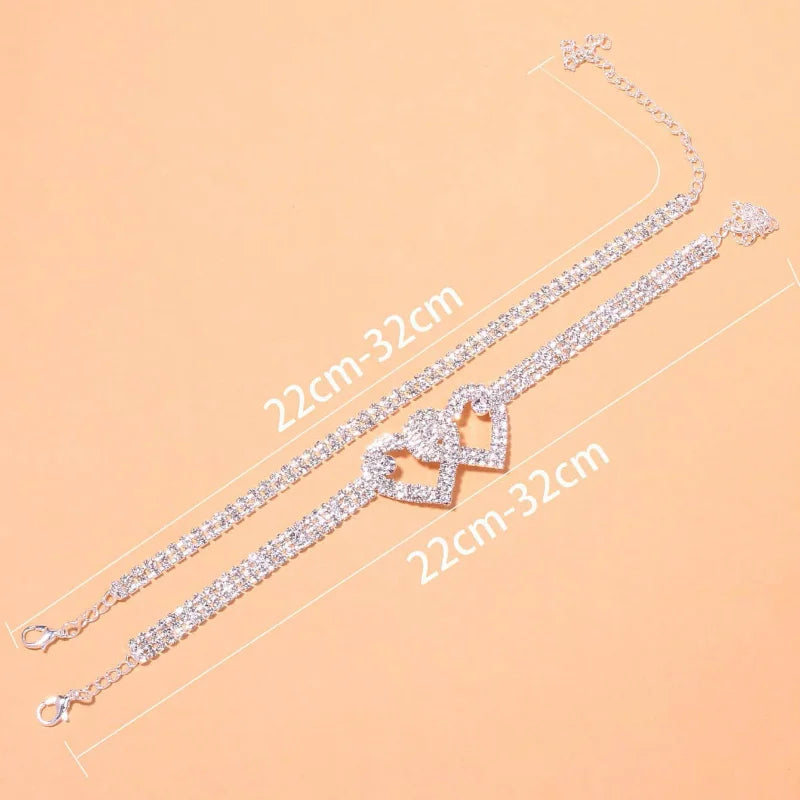 Dazzling Cubic Zirconia Anklet