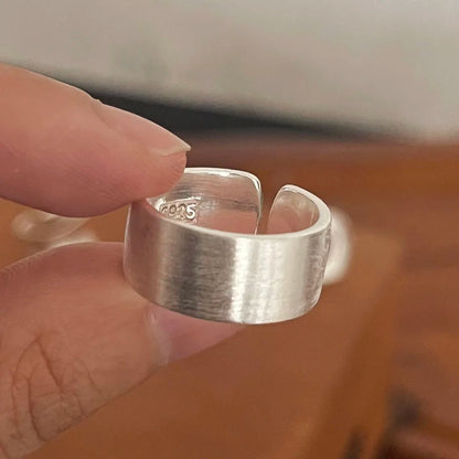 925 Sterling Silver Minimalist Moon Ring Set