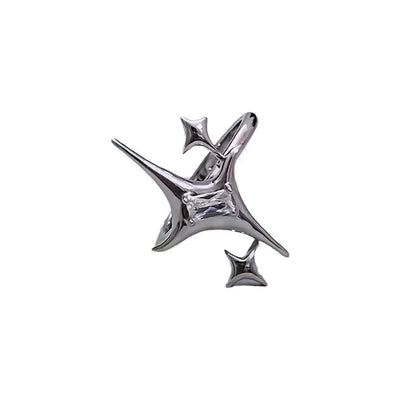Original 925 Sterling Silver Double Lines Ring for Women