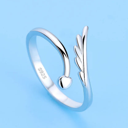 925 Sterling Silver AAA Zircon Adjustable Ring for Women