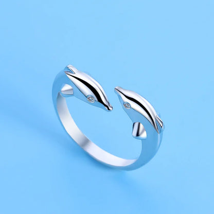 925 Sterling Silver AAA Zircon Adjustable Ring for Women