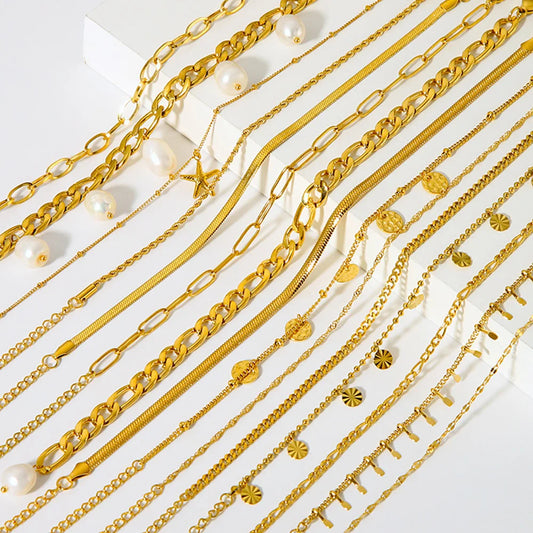 Gold Layered Stainless Steel Anklet