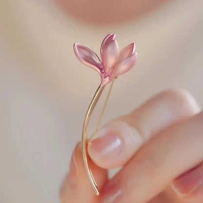 Butterfly Pearl Crystal Brooch