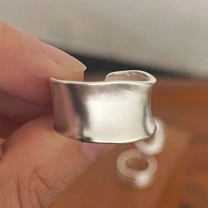 925 Sterling Silver Minimalist Moon Ring Set